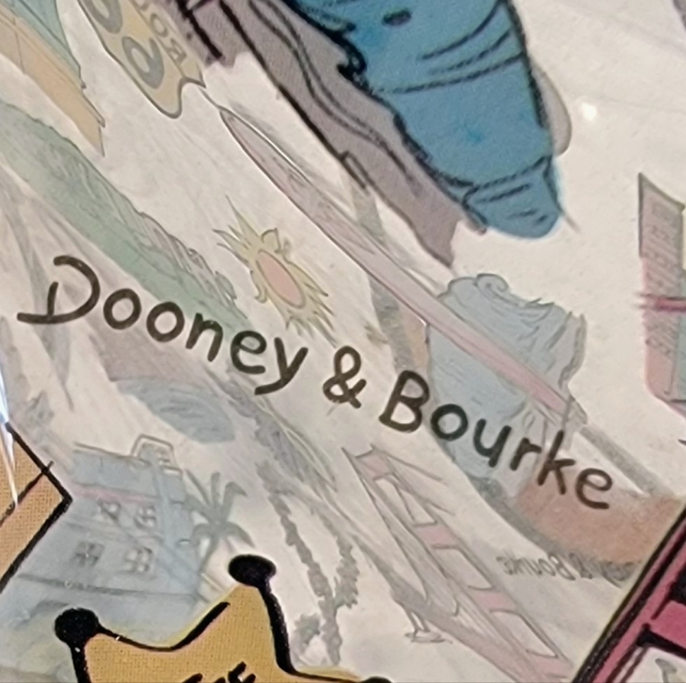 Dooney & Bourke 2 Piece Colorful Landmark Soft Acrylic Tote & Wristlet - Picture 14 of 16